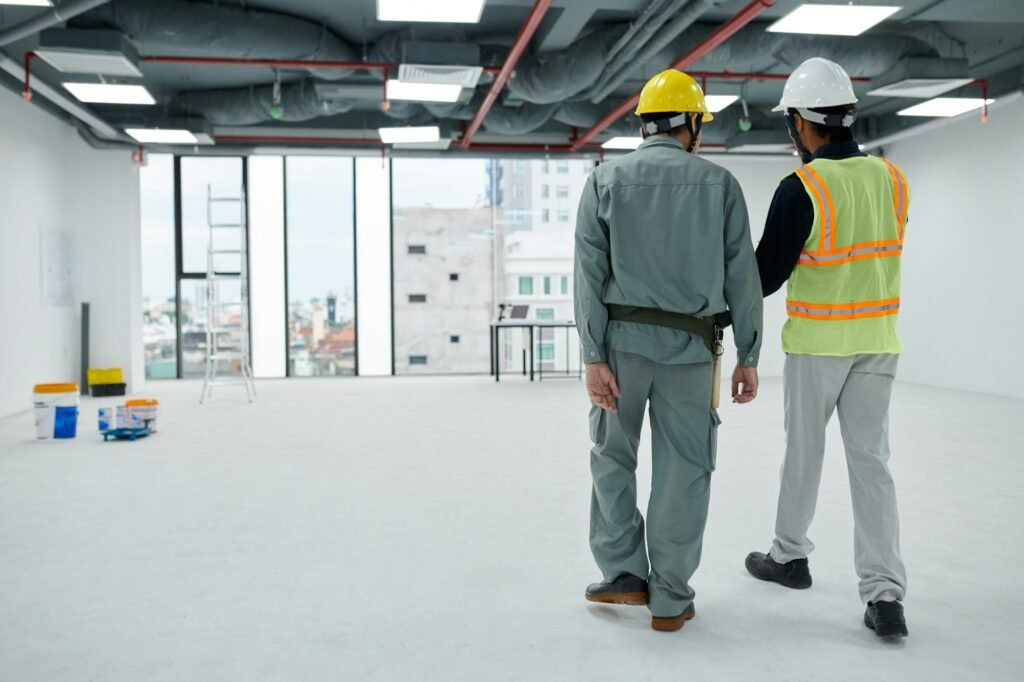 Checking Office Building under Construction